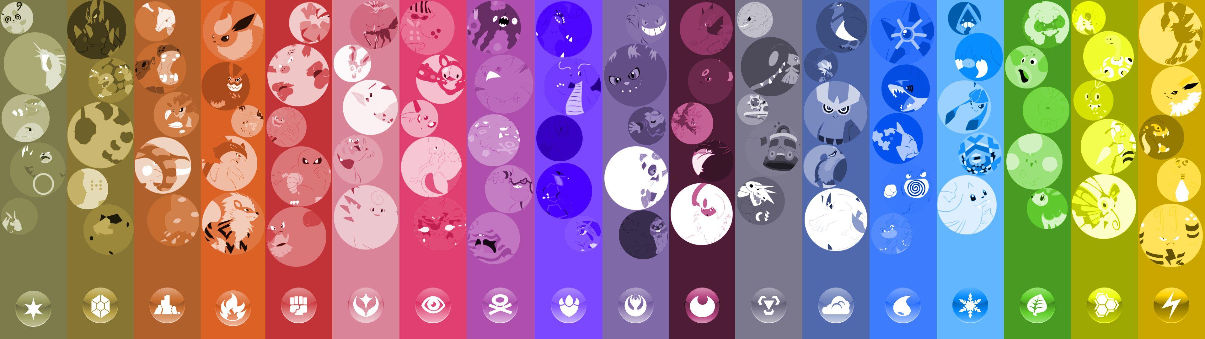 3840x1080 Pokemon Dual Screen