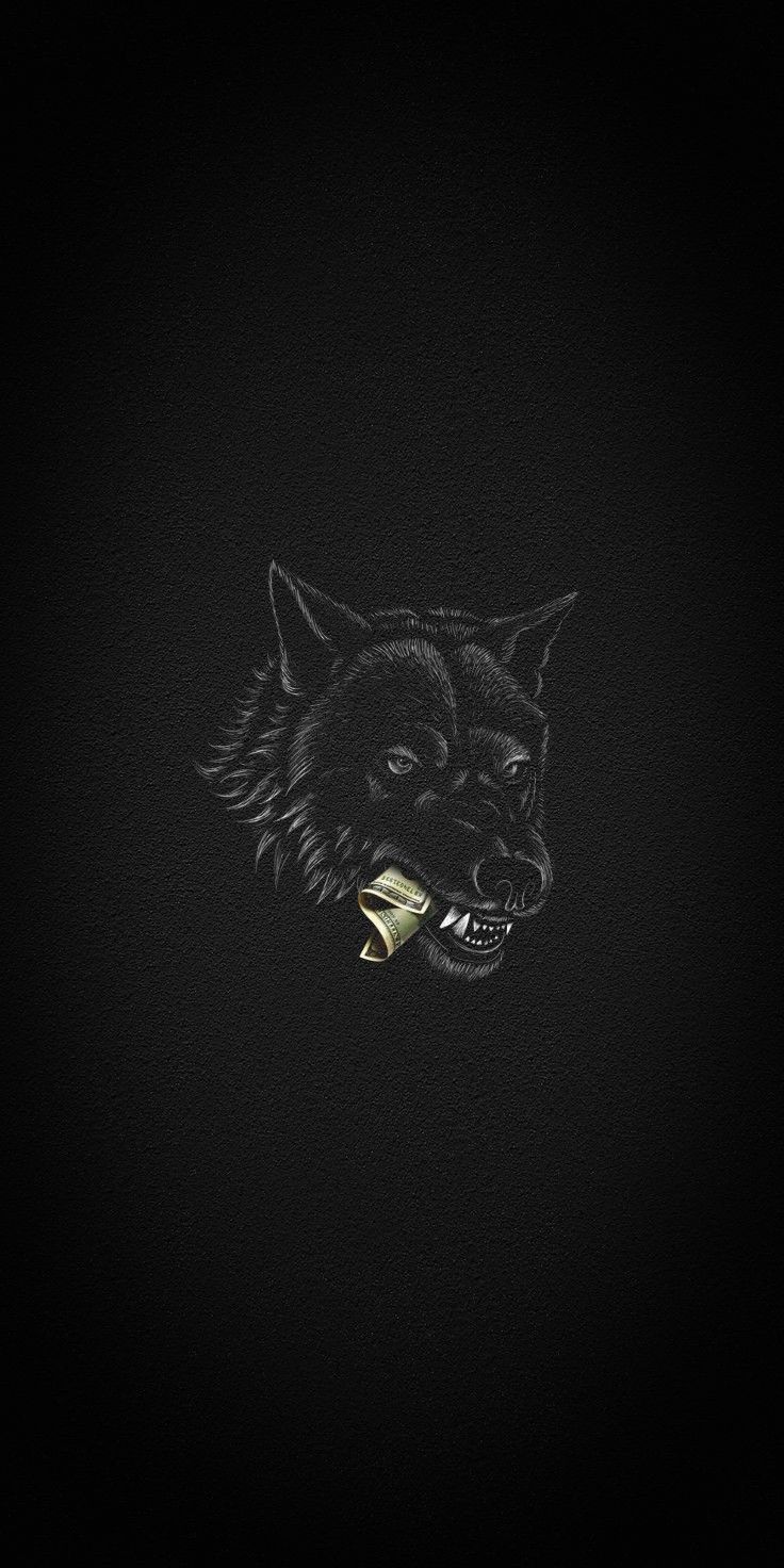 736x1472 Wolf with money. Alpha wolf sigma wallpaper, Wolf wallpaper iphone, Native american wolf