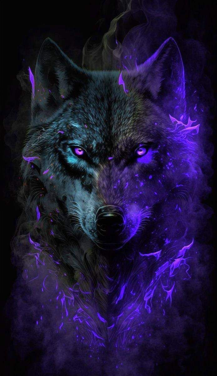 693x1200 Sigma wolf wallpaper 4k. Wolf wallpaper 3D, Wolf artwork wallpaper, Wolf spirit animal