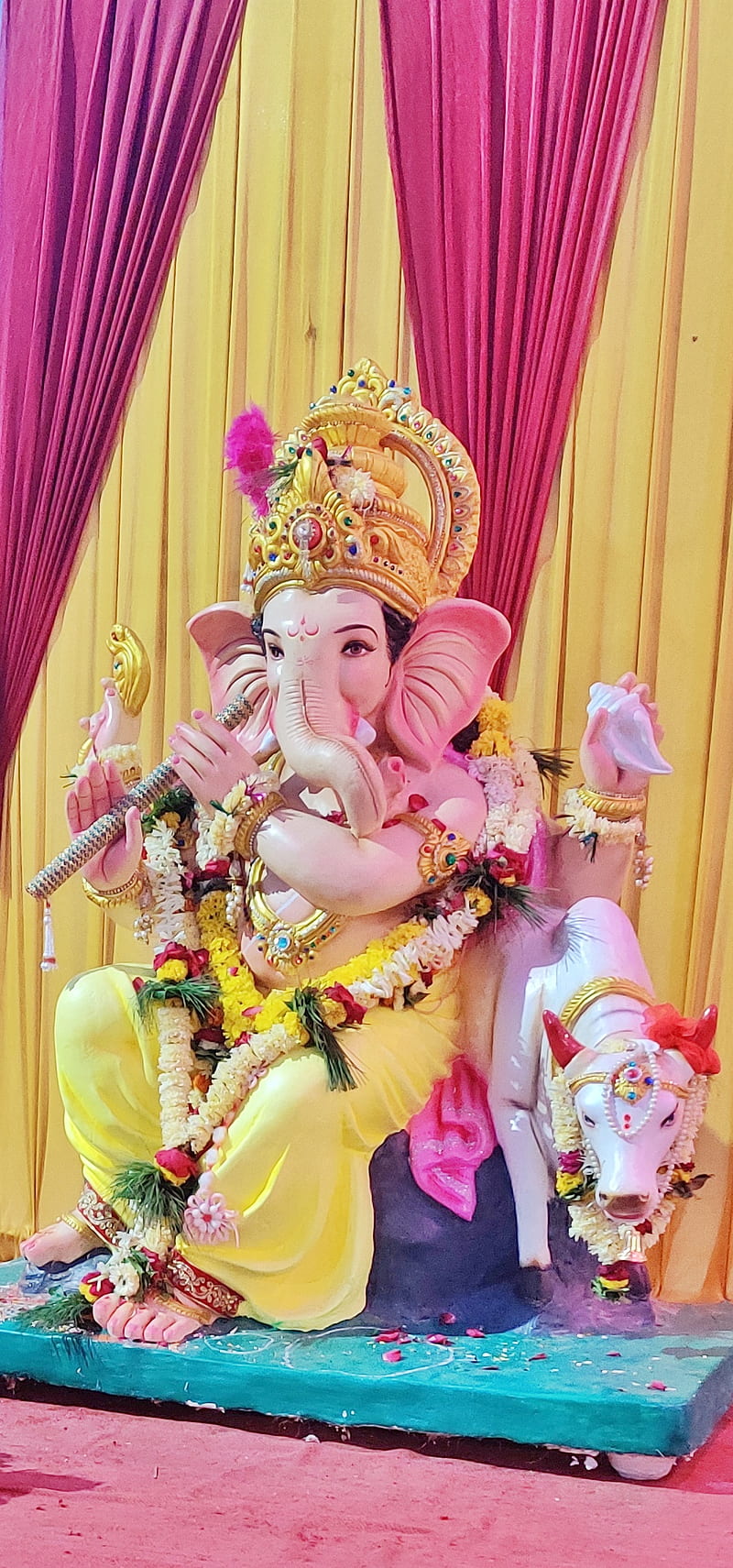 800x1711 Ganpati, bal ganesha, ganesha, ganpati bappa, lord ganesha, lord ganpati, HD phone wallpaper