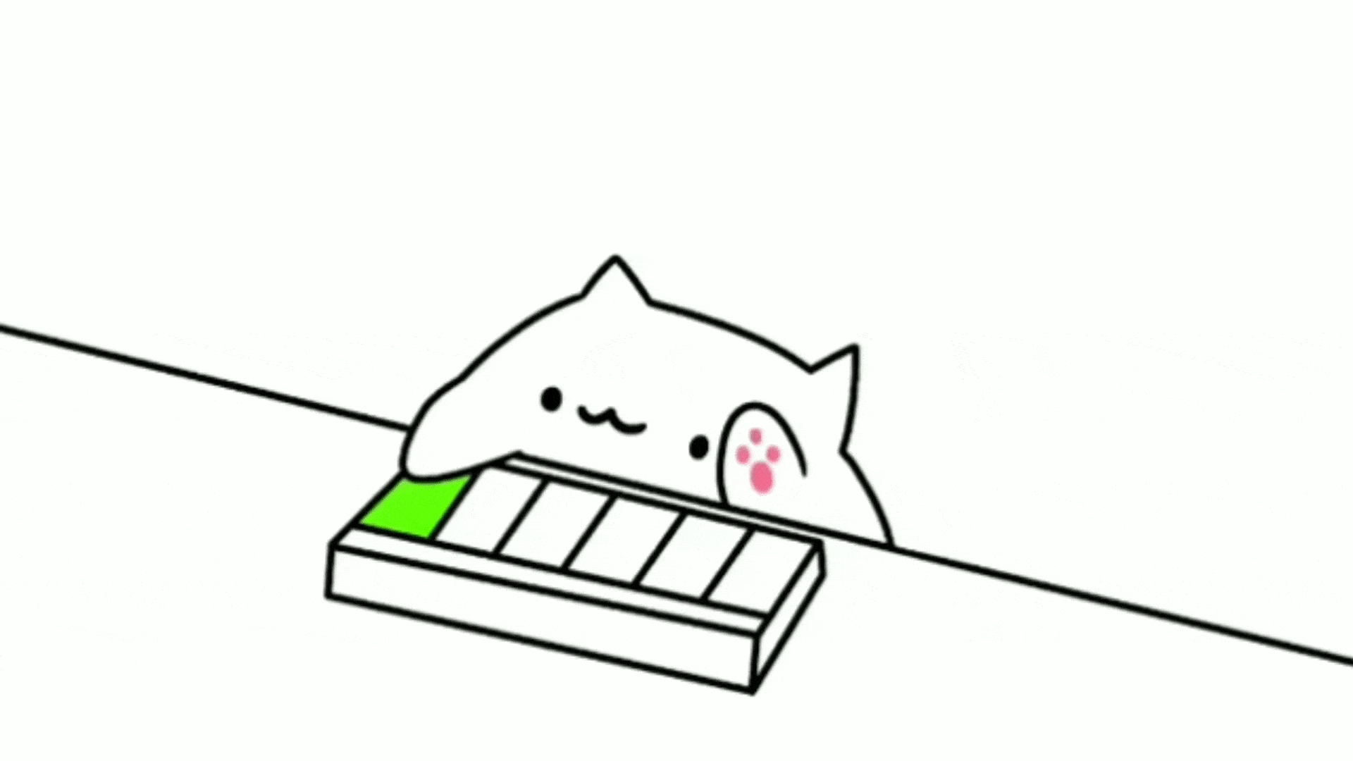 1920x1080 Bongo Cat Gif