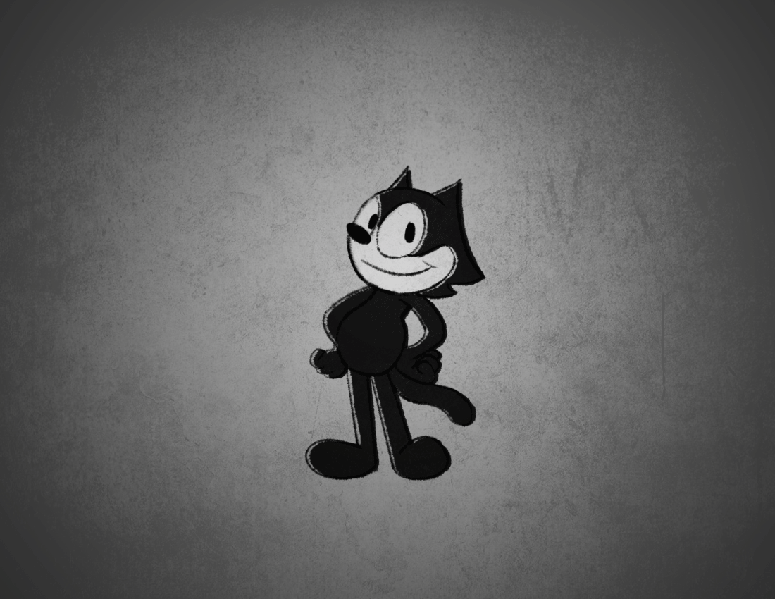 1100x850 Funny Gifs : felix the cat Gif