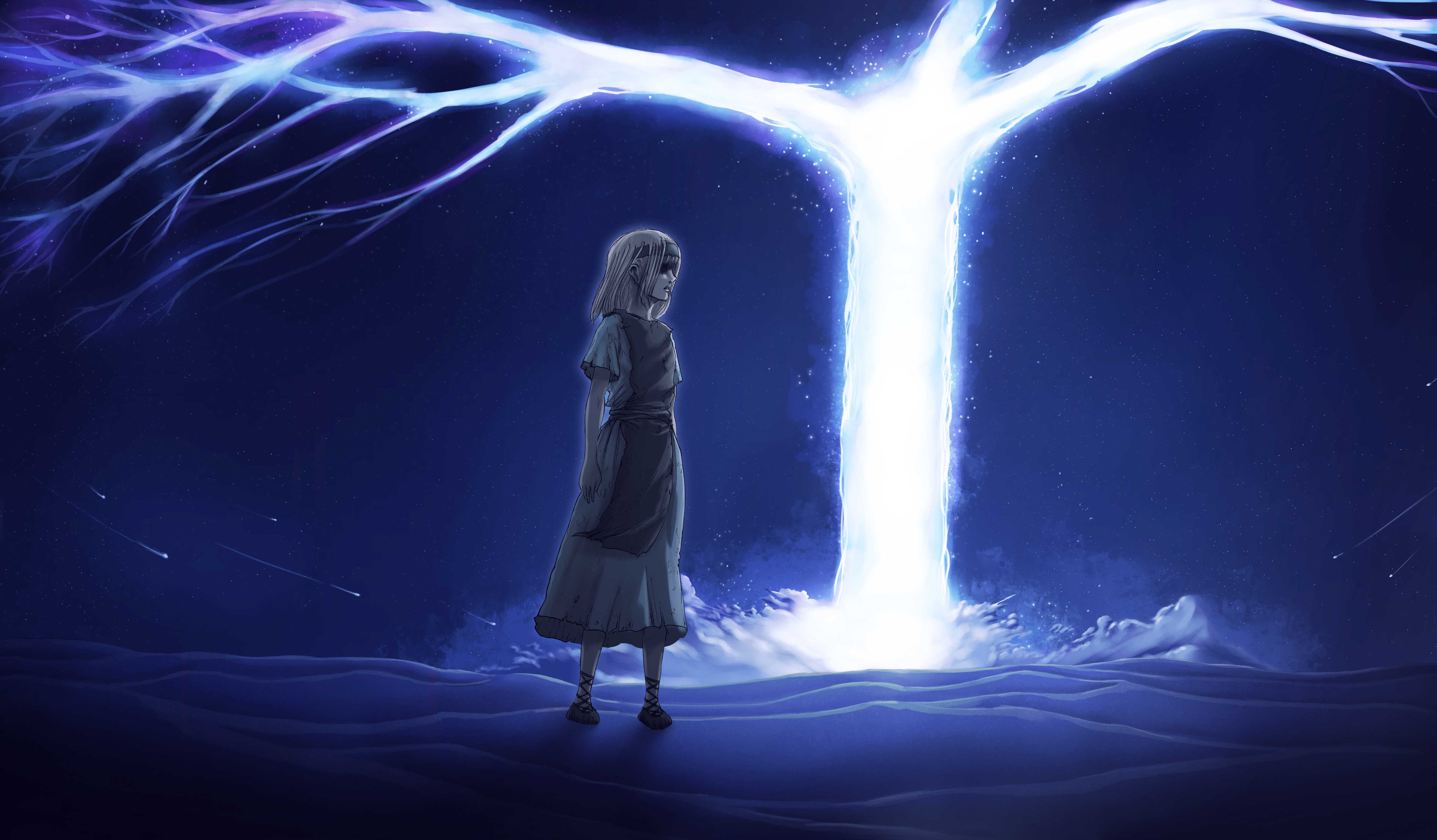 5228x3056 Manga Spoilers The Eternal Sandbox (Coloured Page Desktop Background!)