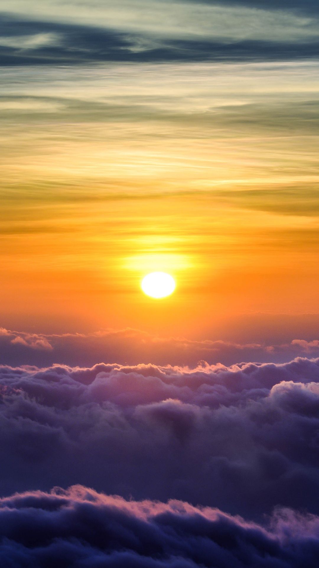 1080x1920 Sun And Sky Wallpaper