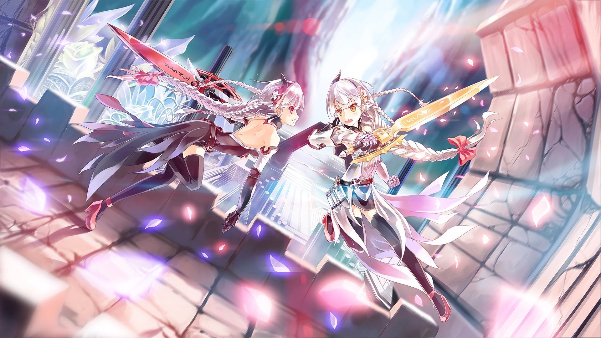 1920x1080 Puzzle & Dragons Anime Duel: Stunning HD Wallpaper Battle Scenex1080