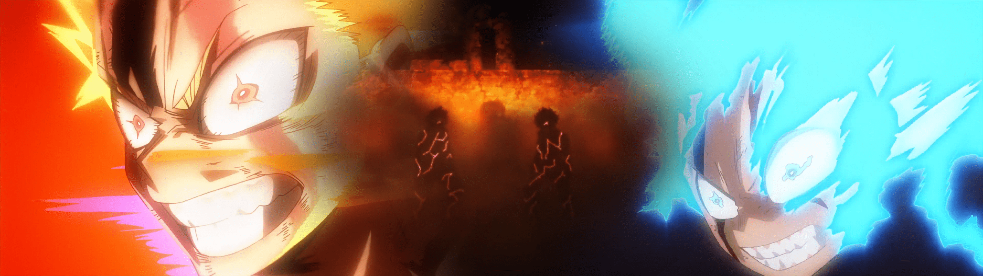 3840x1080 Made A Dual Monitor Wallpaper (3840x1080) While Learning GIMP. [Heroes Rising]