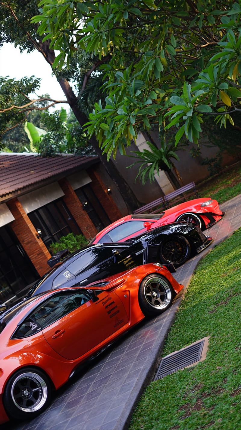 800x1422 Garasi drift toyota gt nissan, r silvias HD phone wallpaper