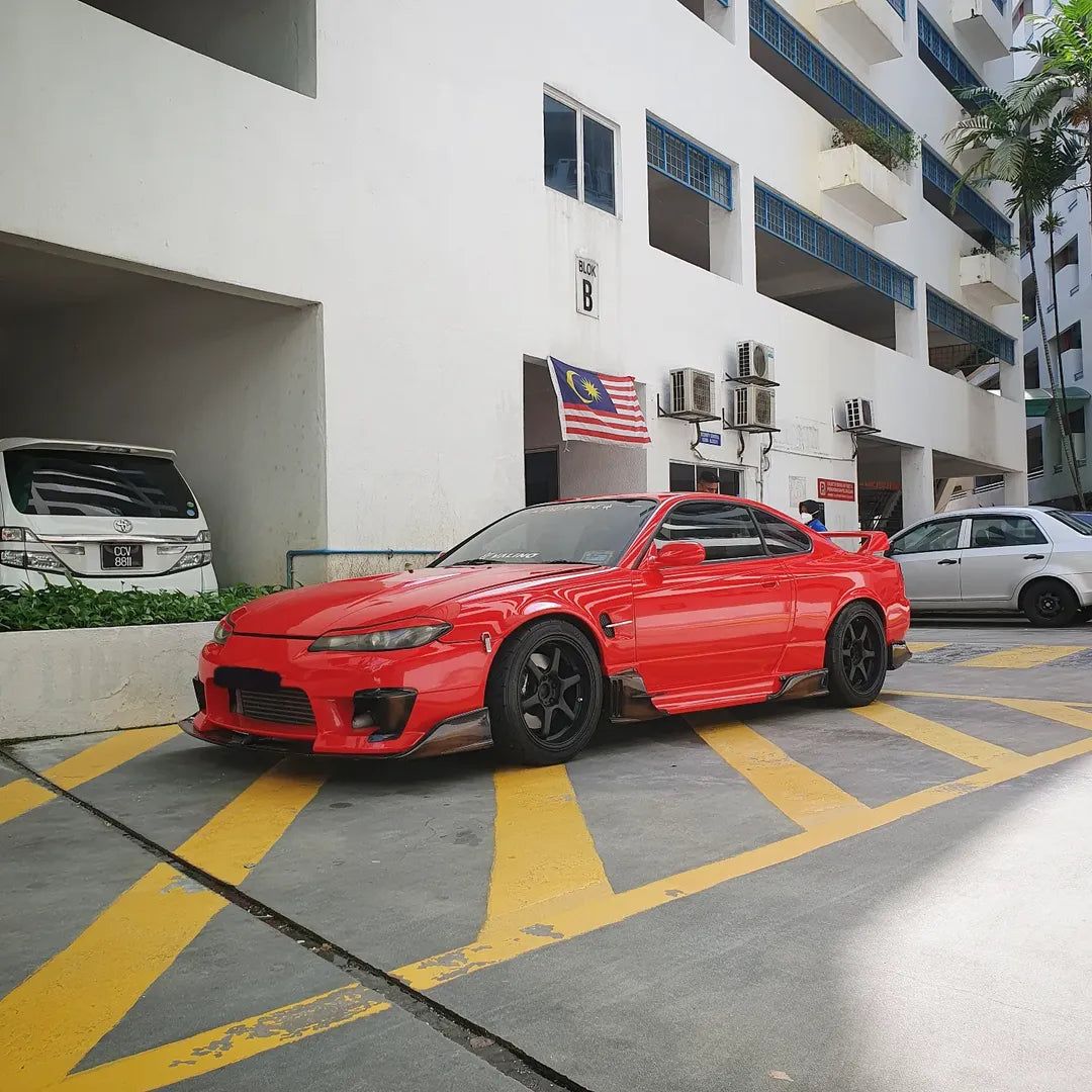 1080x1080 Wise Square. D1 GP Spec Side Skirts With Ducts For Nissan Silvia S15