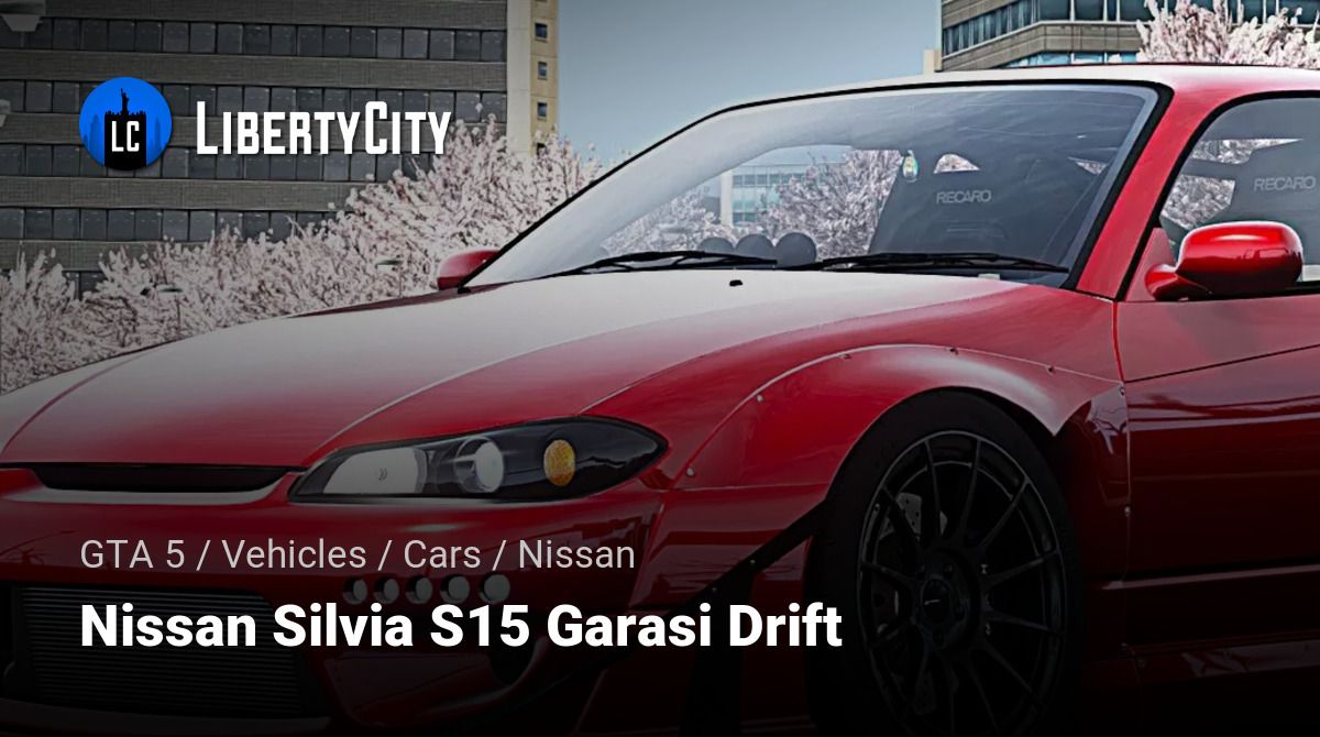 1200x670 Nissan Silvia S15 Garasi Drift for GTA 5