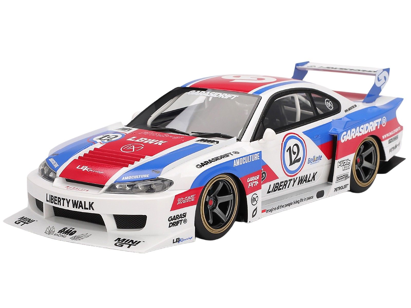1600x1200 1:18 Nissan LB Super Silhouette S15 SILVIA GARASIDRIFT X LBWK TopSpeed TS0635