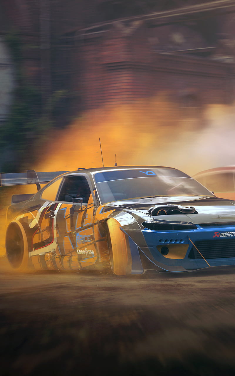 800x1280 HD nissan drift wallpaper