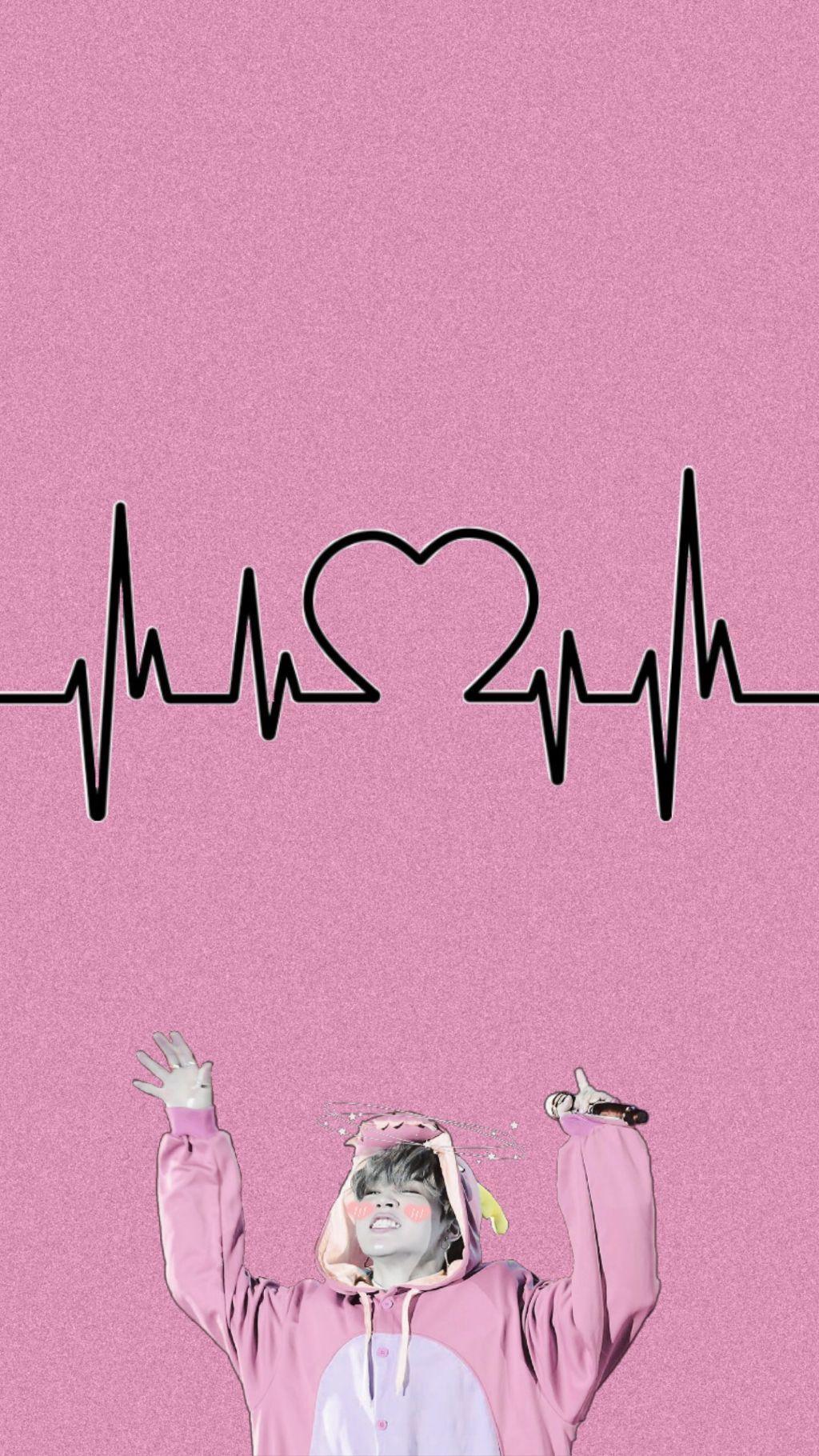 1024x1820 K Pop: Kpop Heart Sign Wallpaper