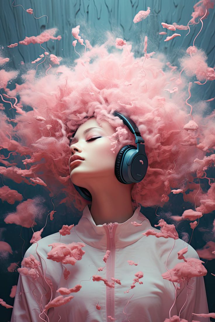 736x1104 Unlock Deep Sleep: Experience 2h of Pink Noise Bliss. Pink noise aesthetic, Pink noise wallpaper