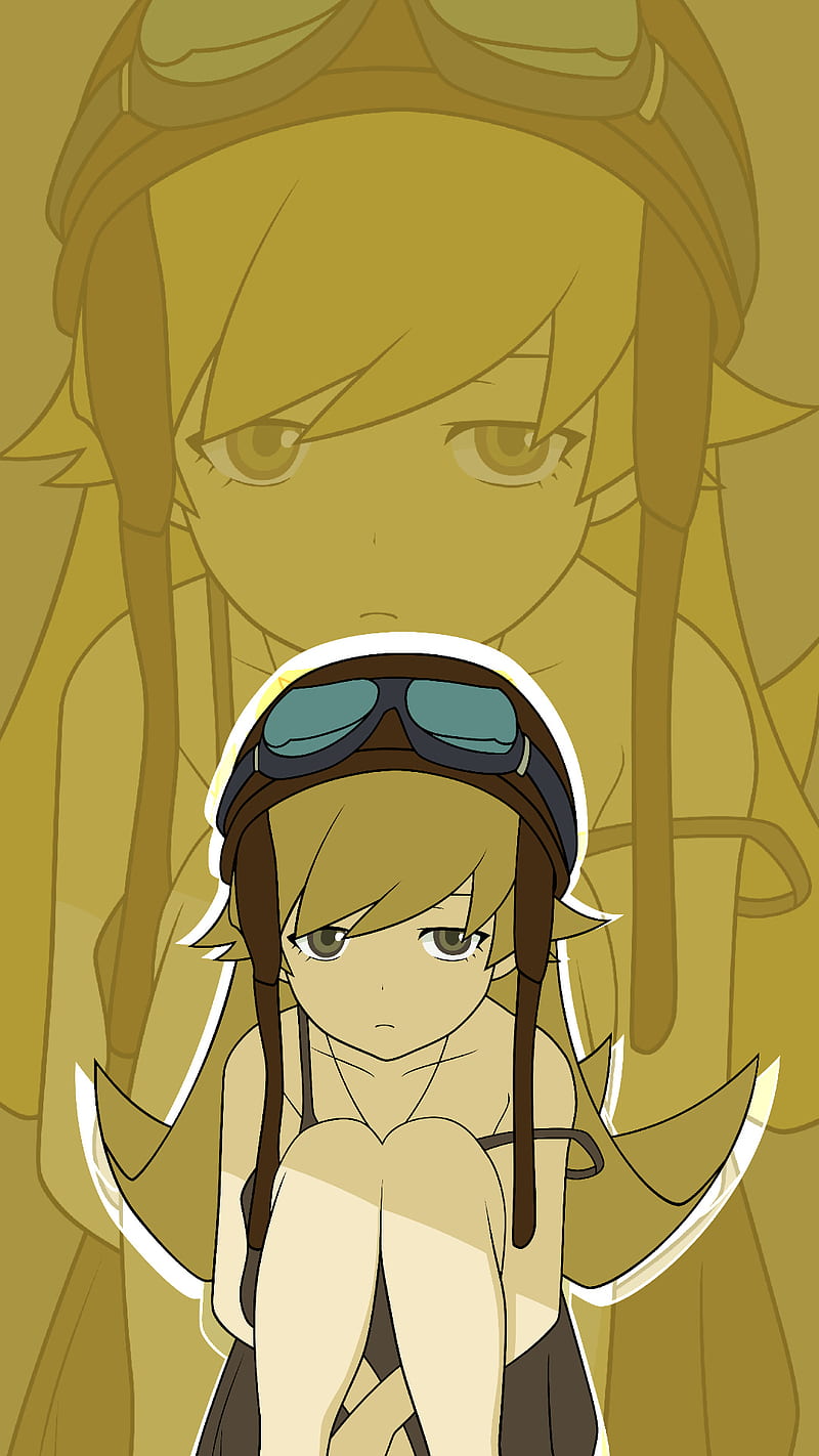 800x1422 Shinobu Oshino II, anime, bakemonogatari, vkwiizard, HD phone wallpaper