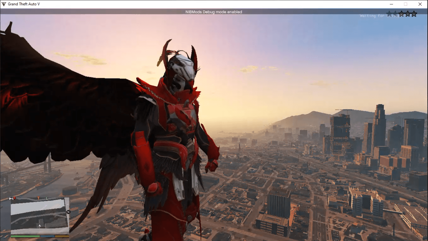 1360x768 BloodRaven X Suit Wings Pubg Mobile