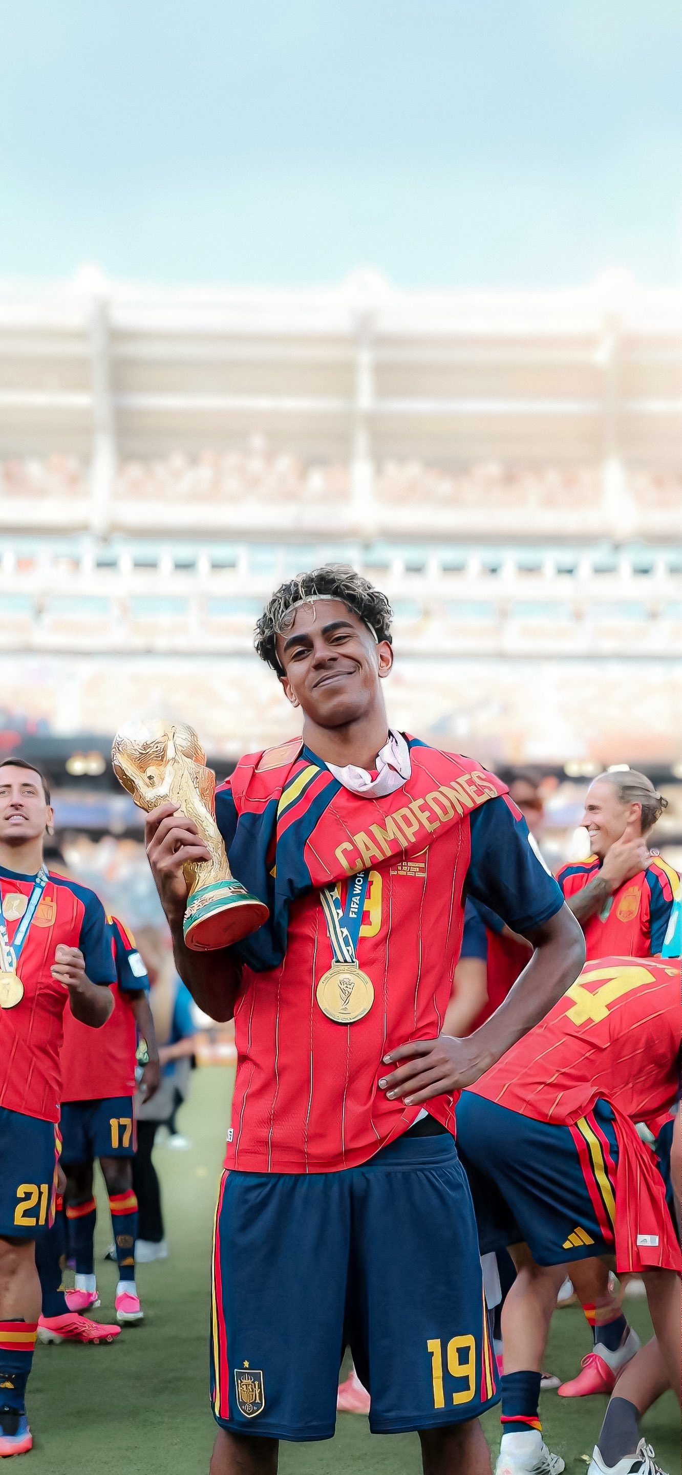 1332x2881 Lamine Yamal 2026 World Cup winner