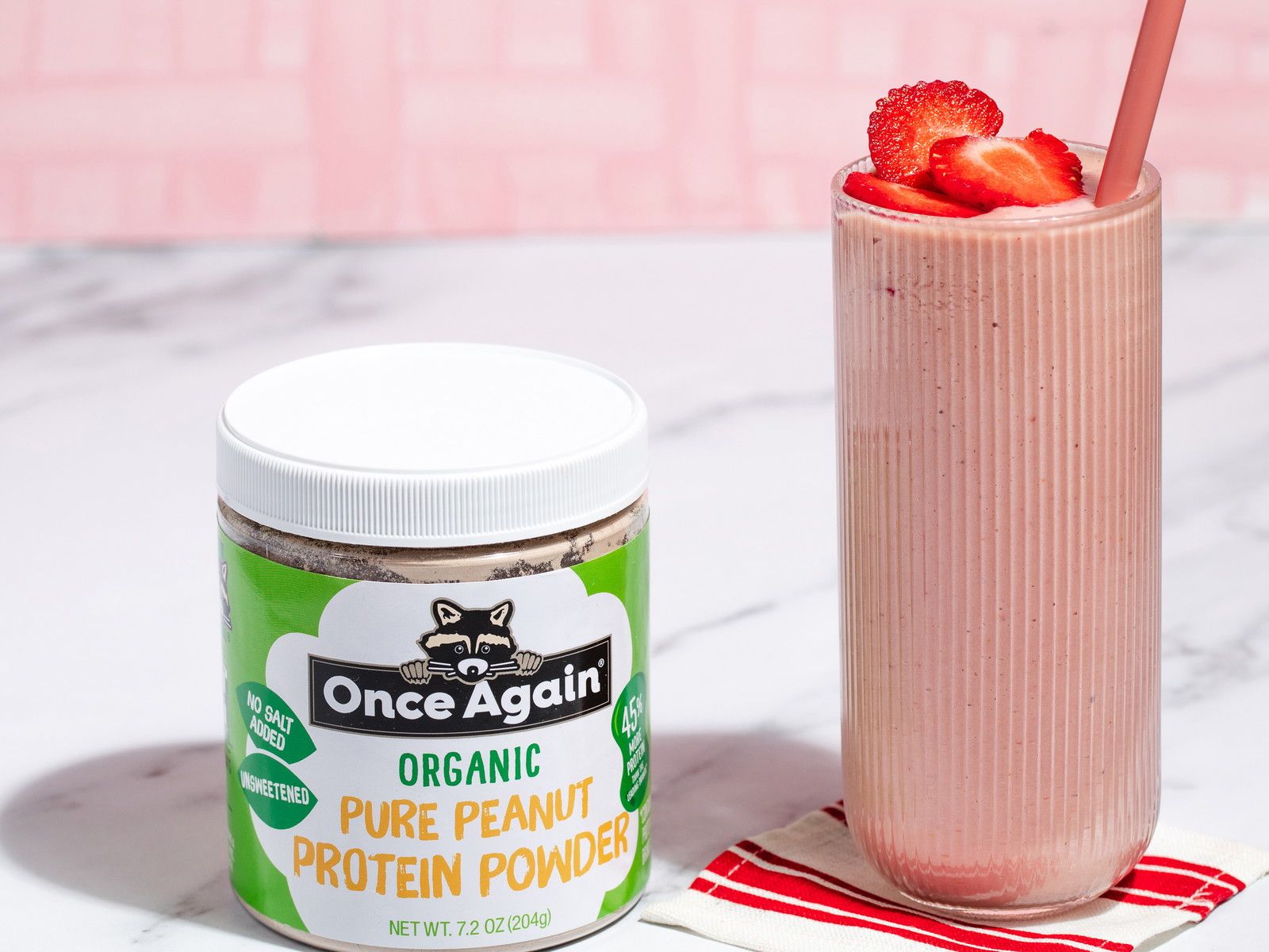1600x1200 Strawberry Mango Protein Smoothie