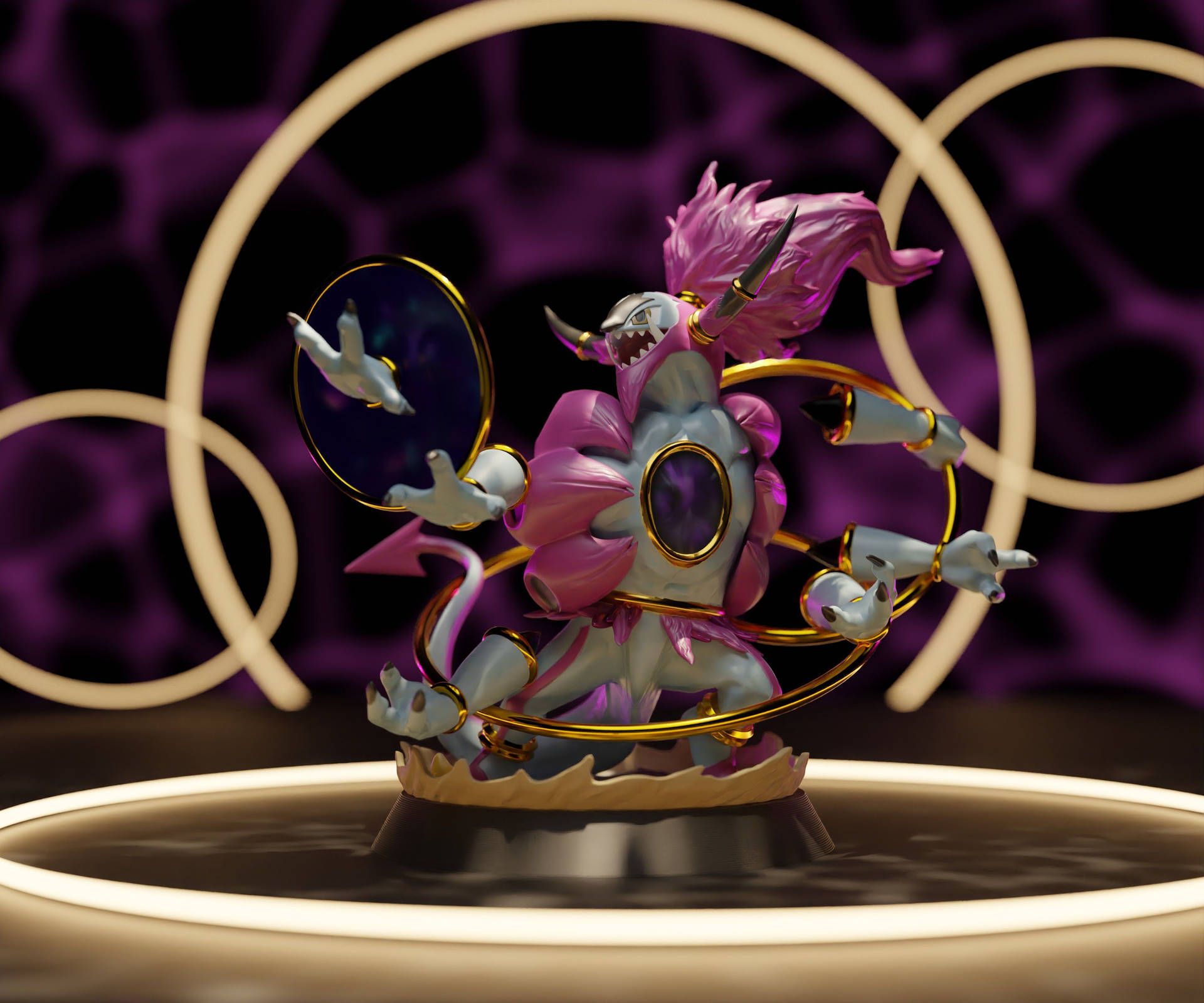 1920x1598 Unbound Hoopa Legendary Psychic Ghost Pokémon Wallpaper