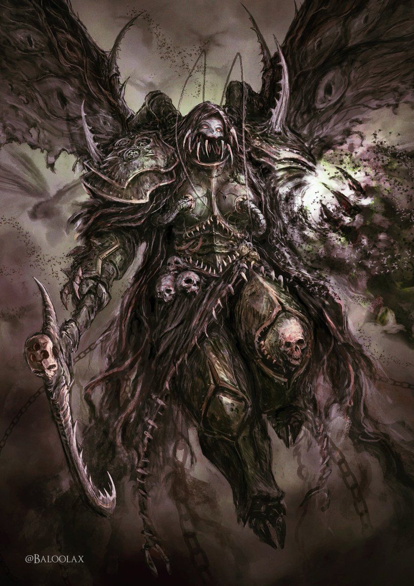 848x1199 Mortarion Wallpaper