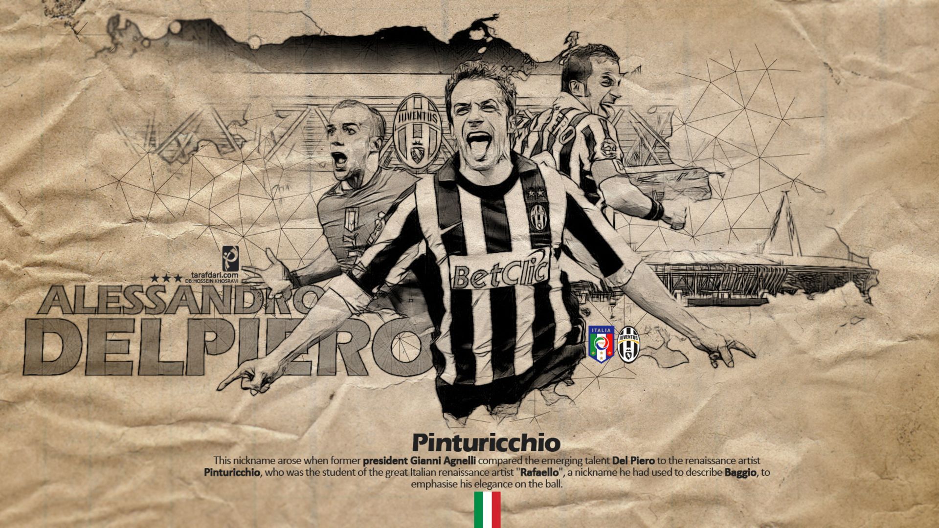 1920x1080 Phone wallpaper: Sports, Alessandro Del Piero, Juventus F C, Soccer 507459