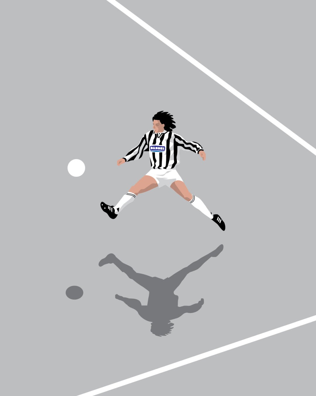 1080x1350 Alessandro Del Piero. Fodboldplakater