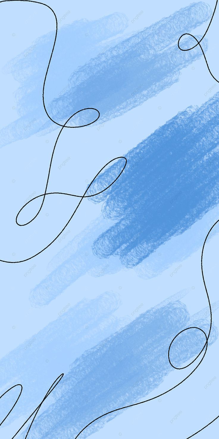 736x1472 Calm And Peaceful Blue Abstract Drawing With Lines Background Wallpaper Image For Free Download