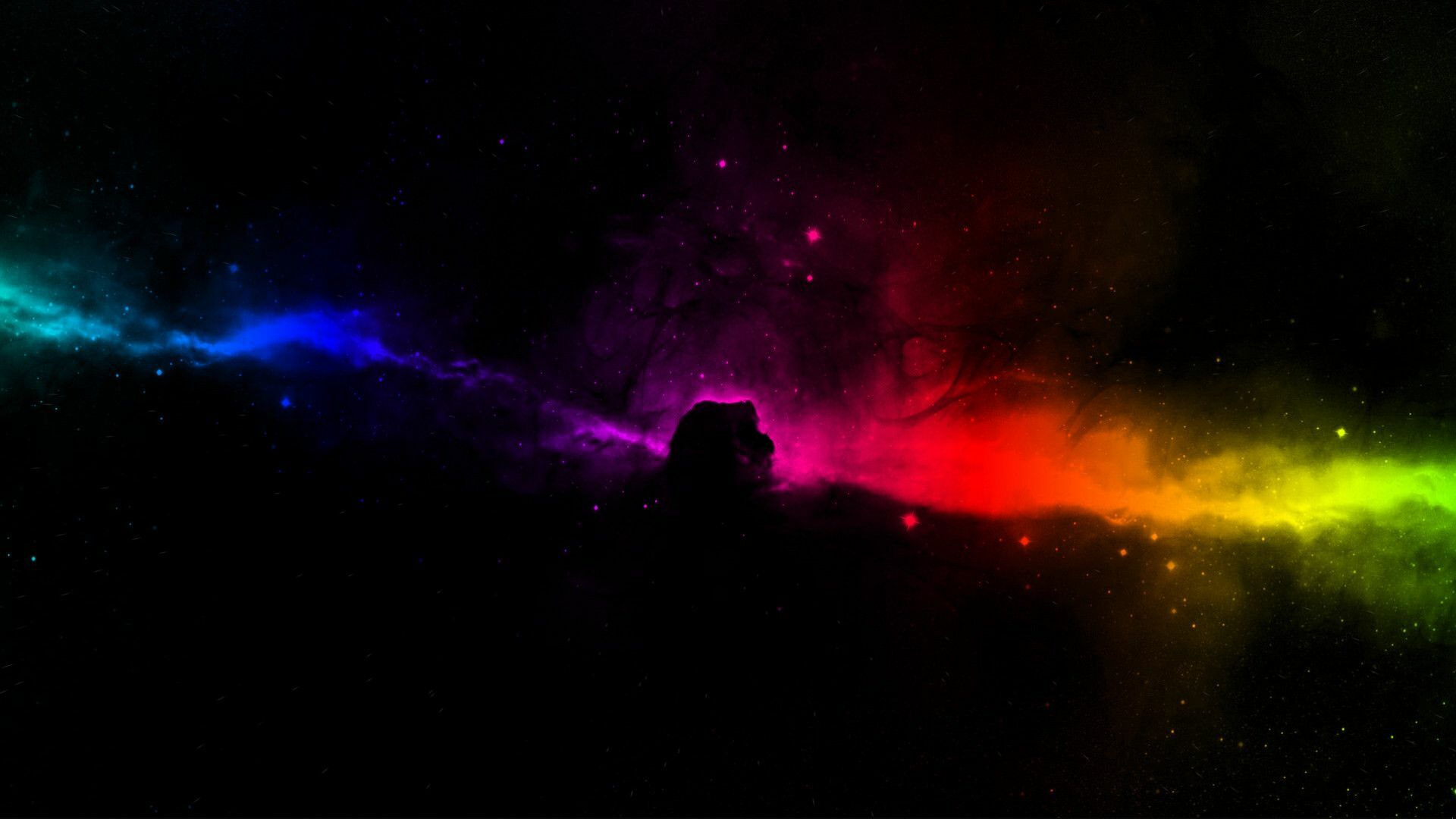 1920x1080 Dark RGB Wallpaper