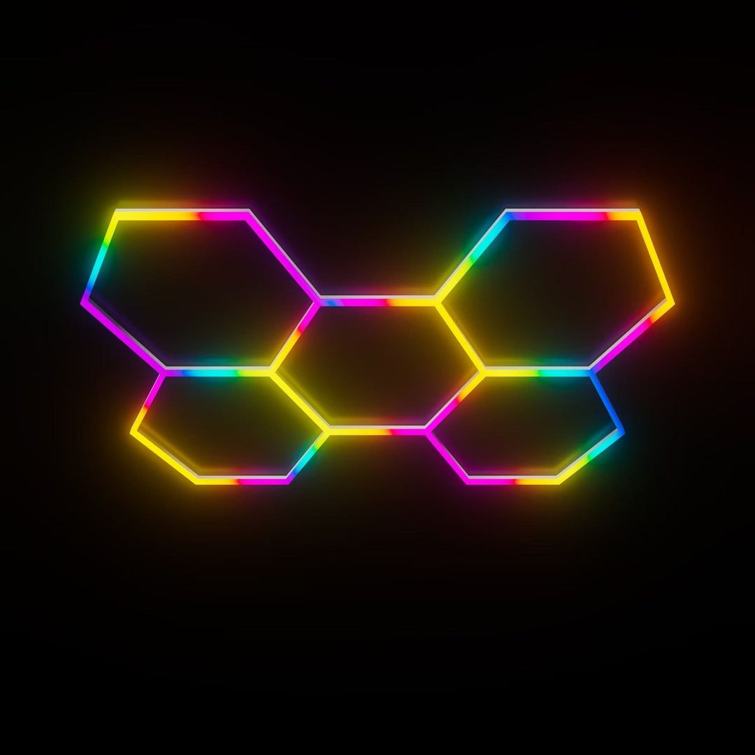1080x1080 RGB Hexagon Lights
