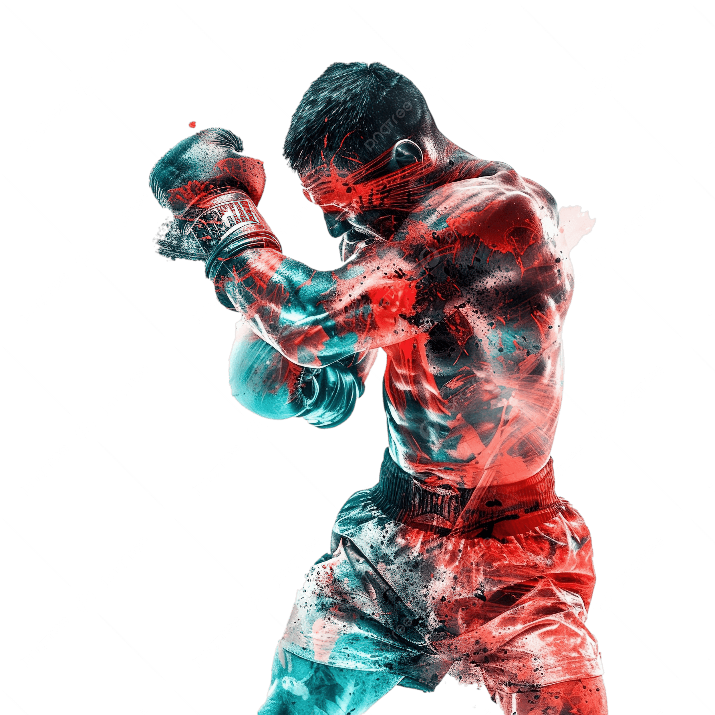 2500x2500 Boxing Boxer Defense Artwork With Motion Effect, Boxer, Boxing, Competition PNG Transparent Image and Clipart for Free Download