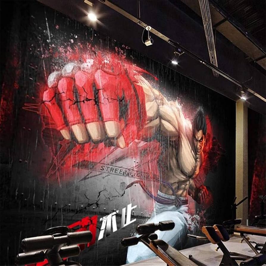 894x894 Photo Wallpaper Wall Picture Background 3D Wallpaper Individuality Creativity Taekwondo Boxing Yoga Martial Arts Gym Background Wall Decoration Wallpaper Mural Over 250 x 175 cm : Amazon.de: DIY & Tools