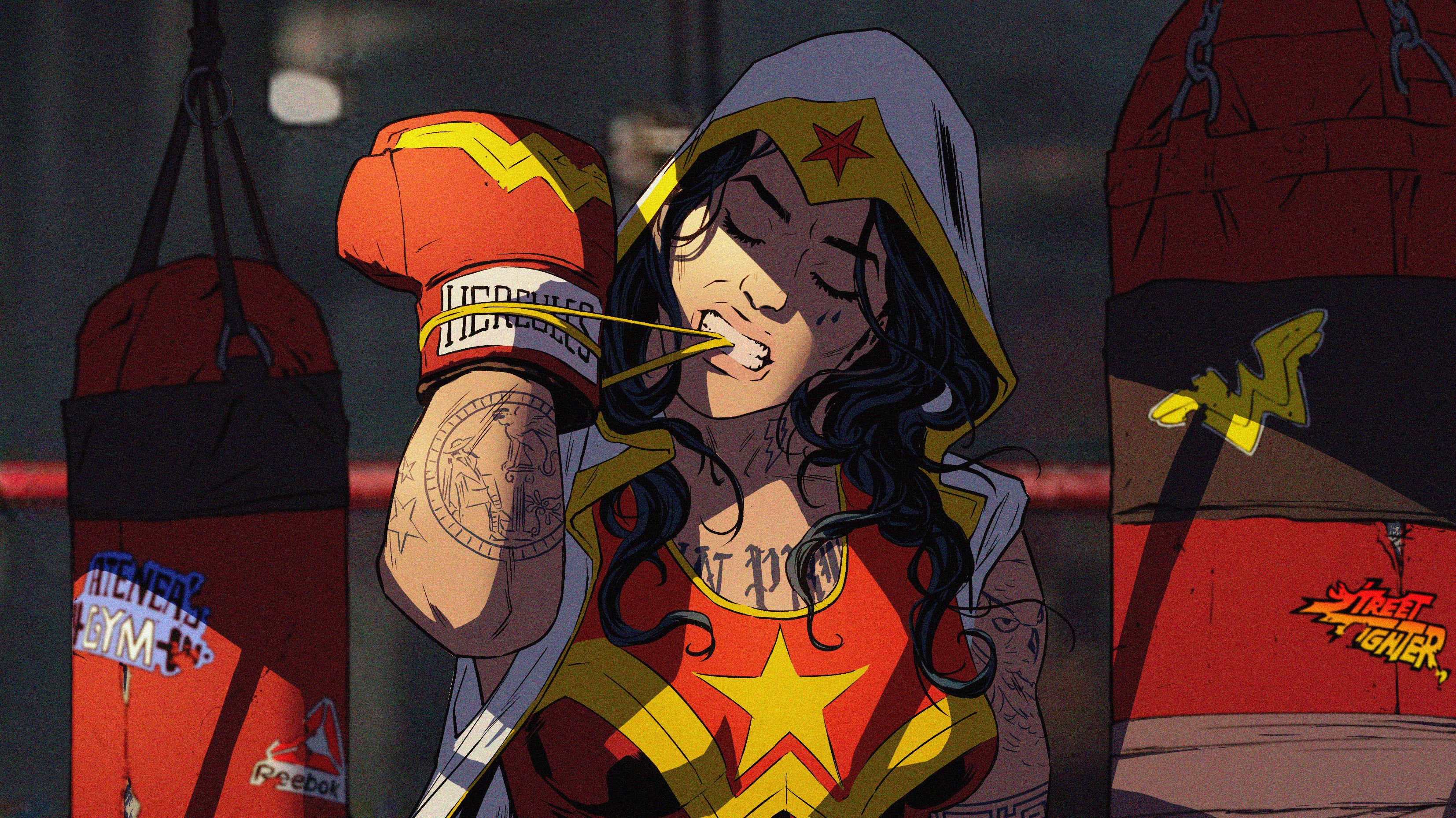 3307x1860 Wonder Woman Boxer Wallpaper, HD Superheroes Wallpaper, 4k Wallpaper, Image, Background, Photos and Picture