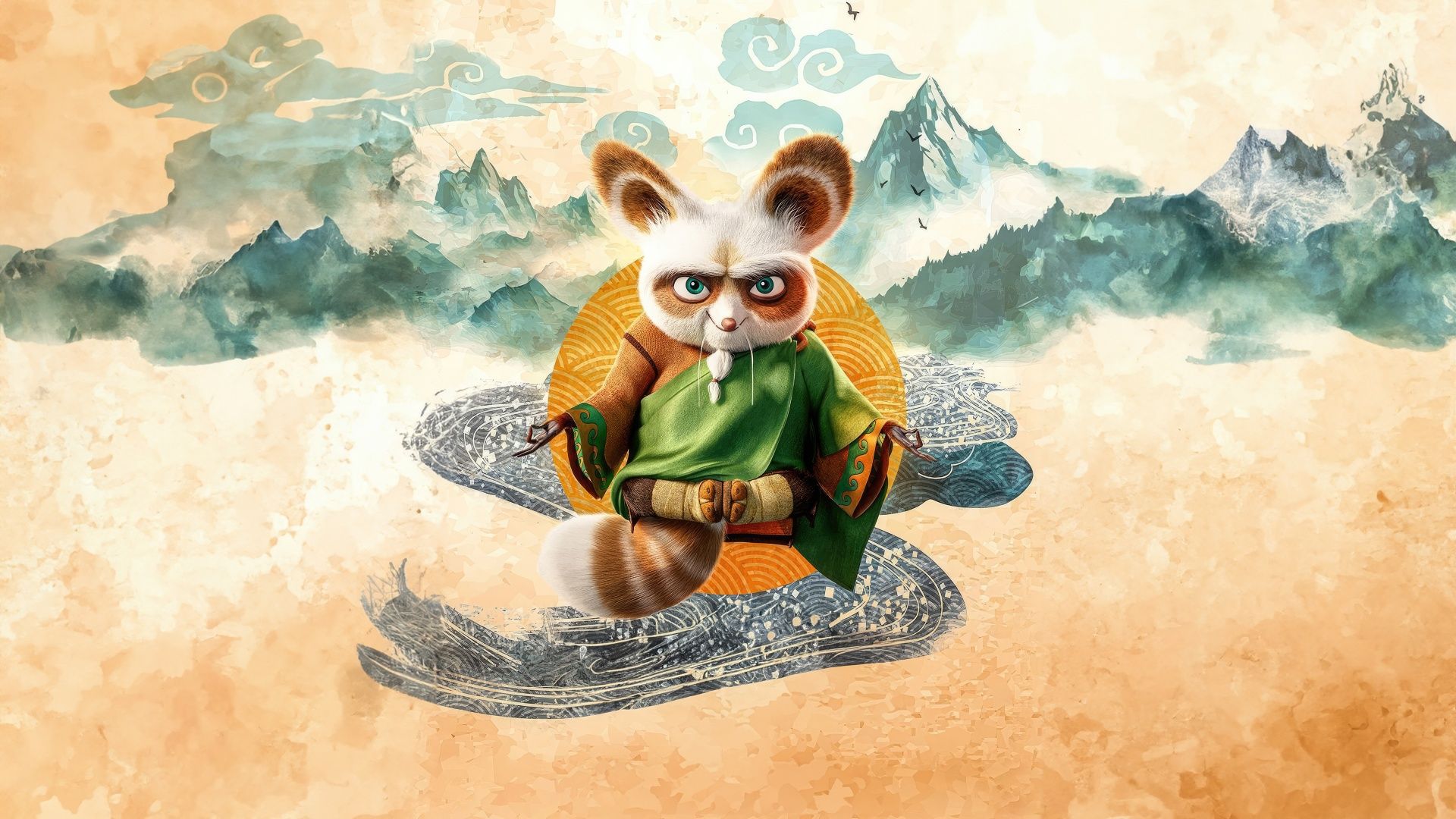 1920x1080 Master Shifu Wallpaper 4K, Kung Fu Panda 4