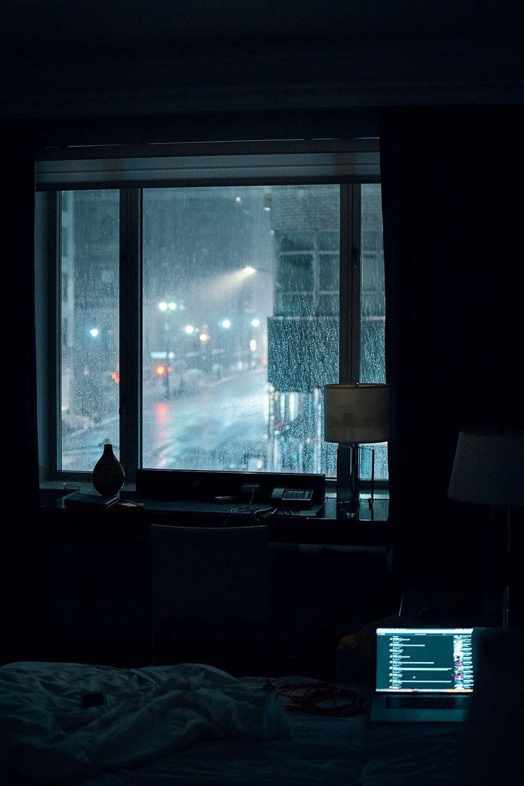 736x1104 Rainy cozy night