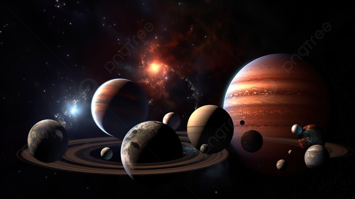 1200x673 Large Planets And Other Planets In Space With Star And Other Lights Photo And Picture For Free Download