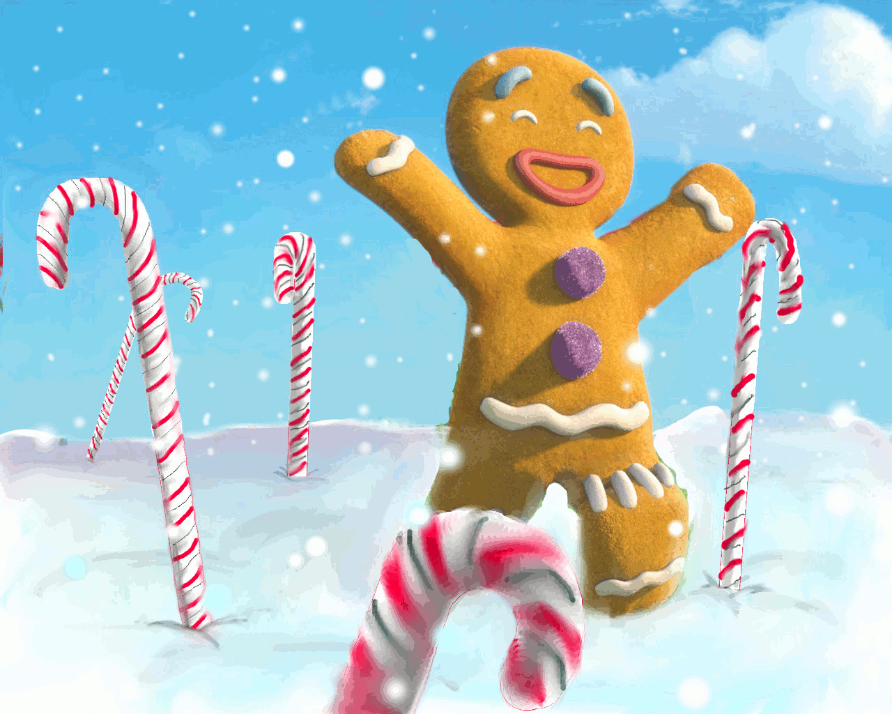 1280x1024 Gingy Wallpaper