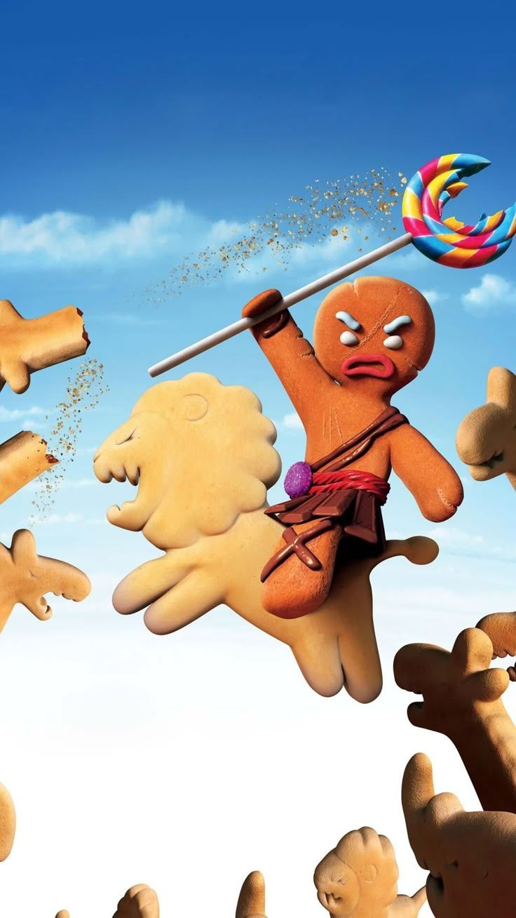 736x1308 Gingy shrek wallpaper. Shrek gingerbread man scene, Shrek screensaver, Shrek forever