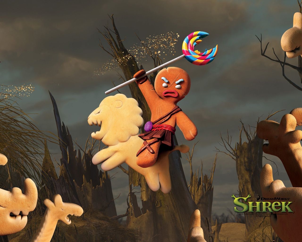 1280x1024 Gingerbread Man, Shrek The Final Chapter 4K UHD Wallpaper for UltraHD Desktop and TV : Widescreen and UltraWide Display : Smartphone and Tablet Devices