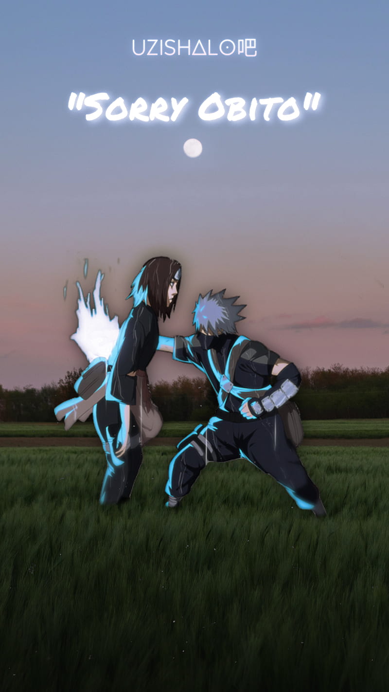 800x1422 Kakashi and Rin, anime, naruto, obito, HD phone wallpaper