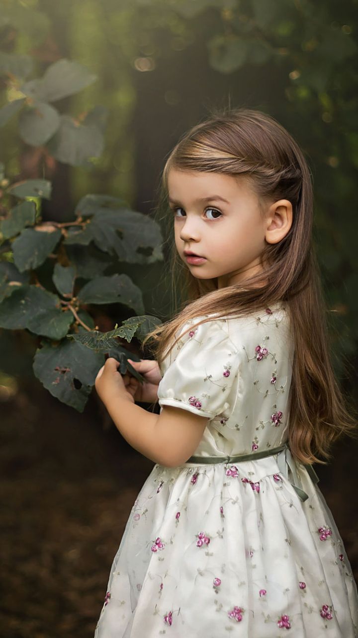 720x1280 Phone wallpaper: Little Girl, Photography, Child, Dress, Cute 1307290