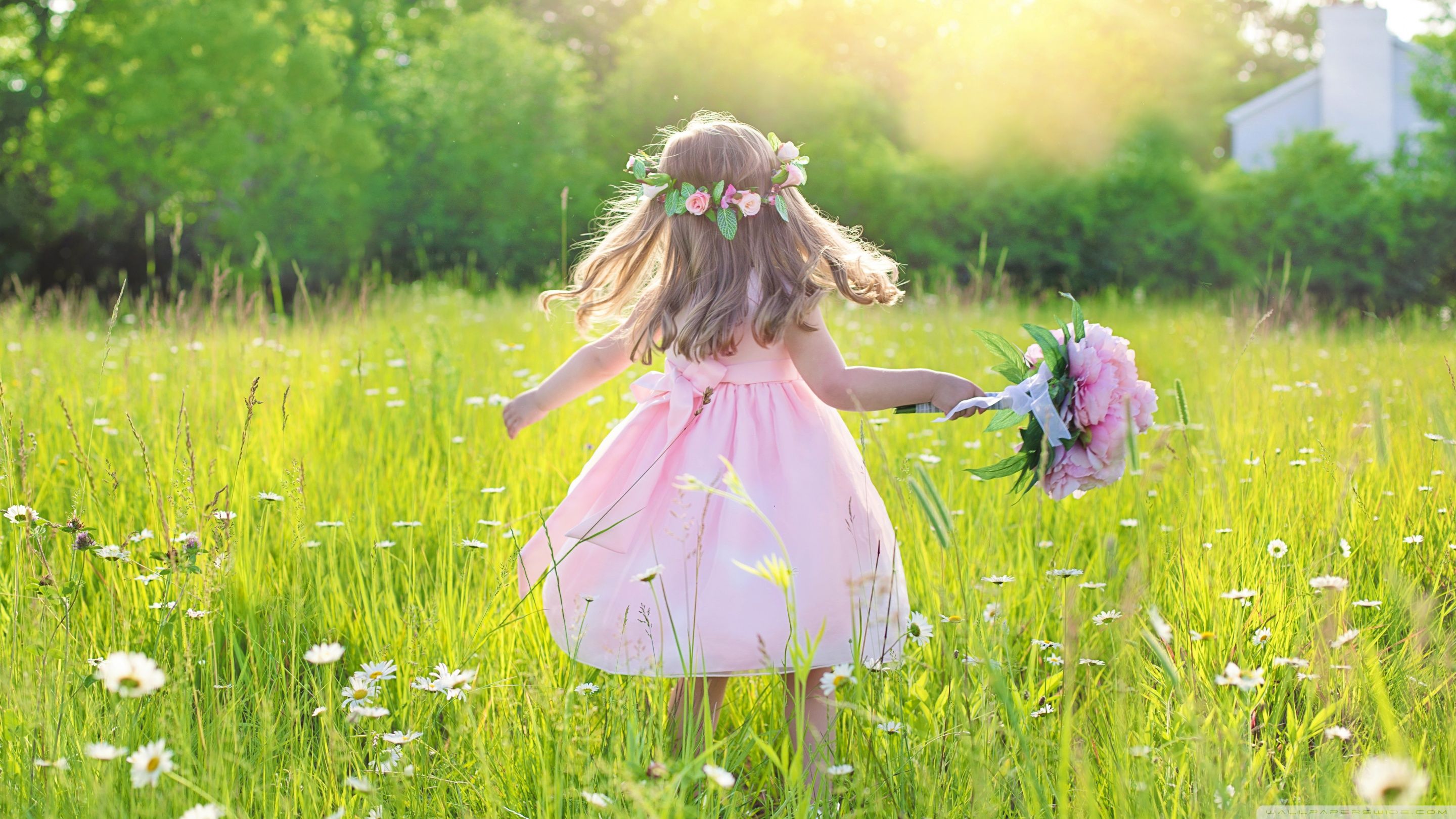 2880x1620 Adorable Little Girl 4K UHD Wallpaper for UltraHD Desktop and TV : Widescreen and UltraWide Display : Smartphone and Tablet Devices