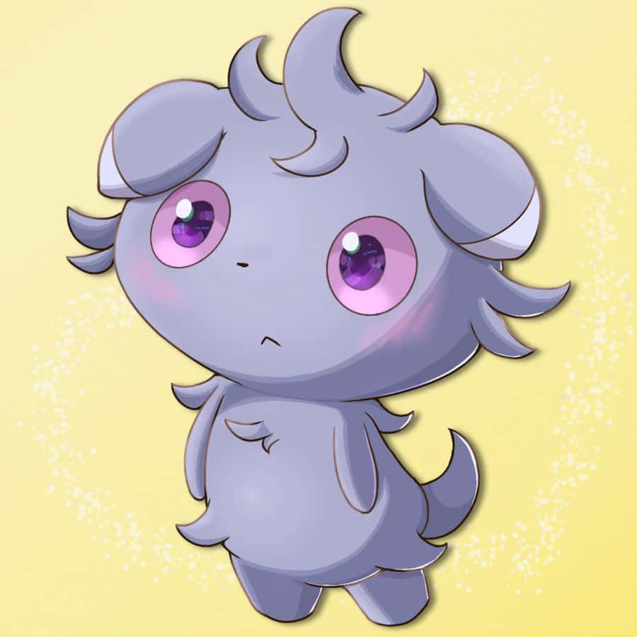 900x900 Surprised Violet Eyes Of Espurr Wallpaper