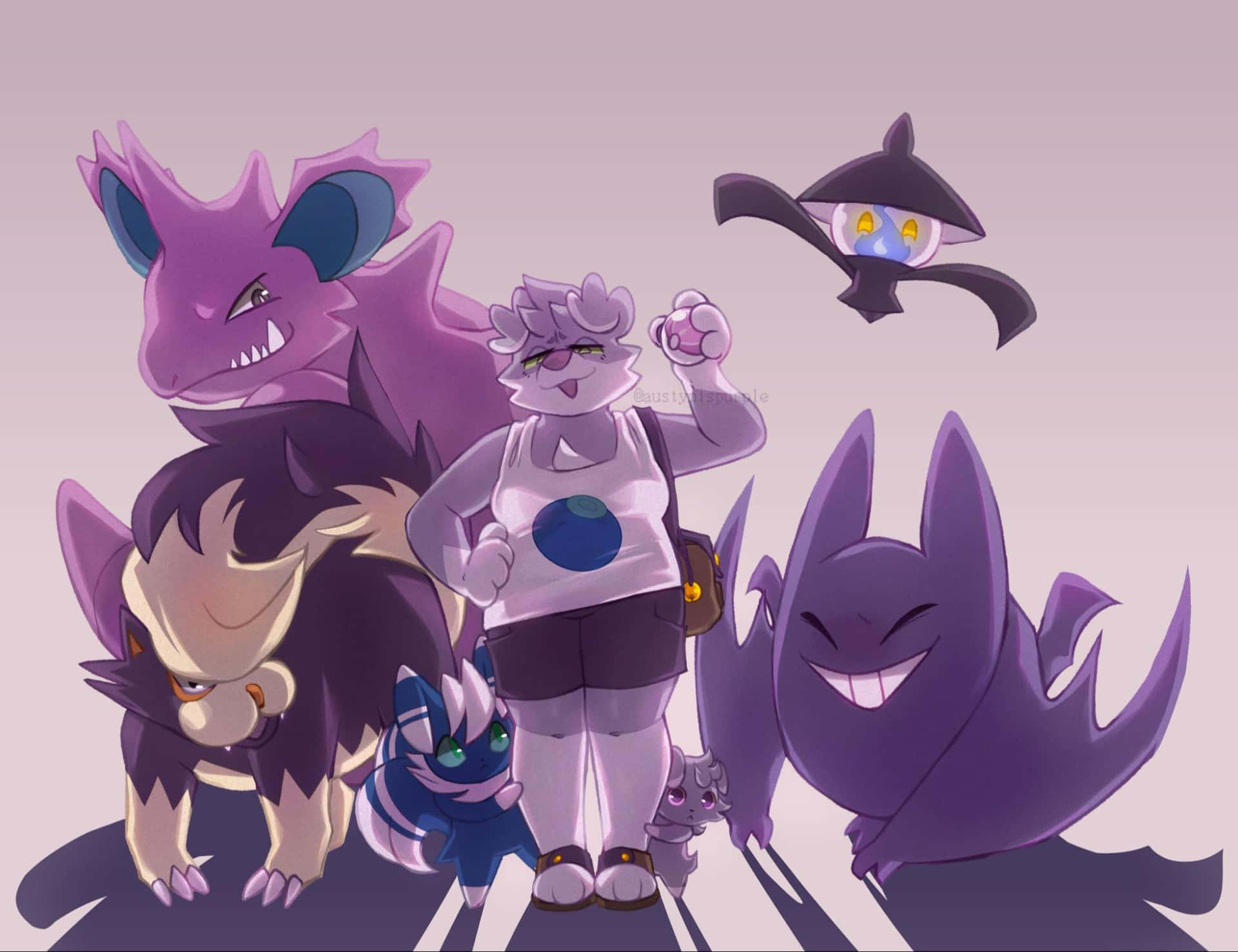 1920x1478 Espurr With Intimidating Pokémon Wallpaper