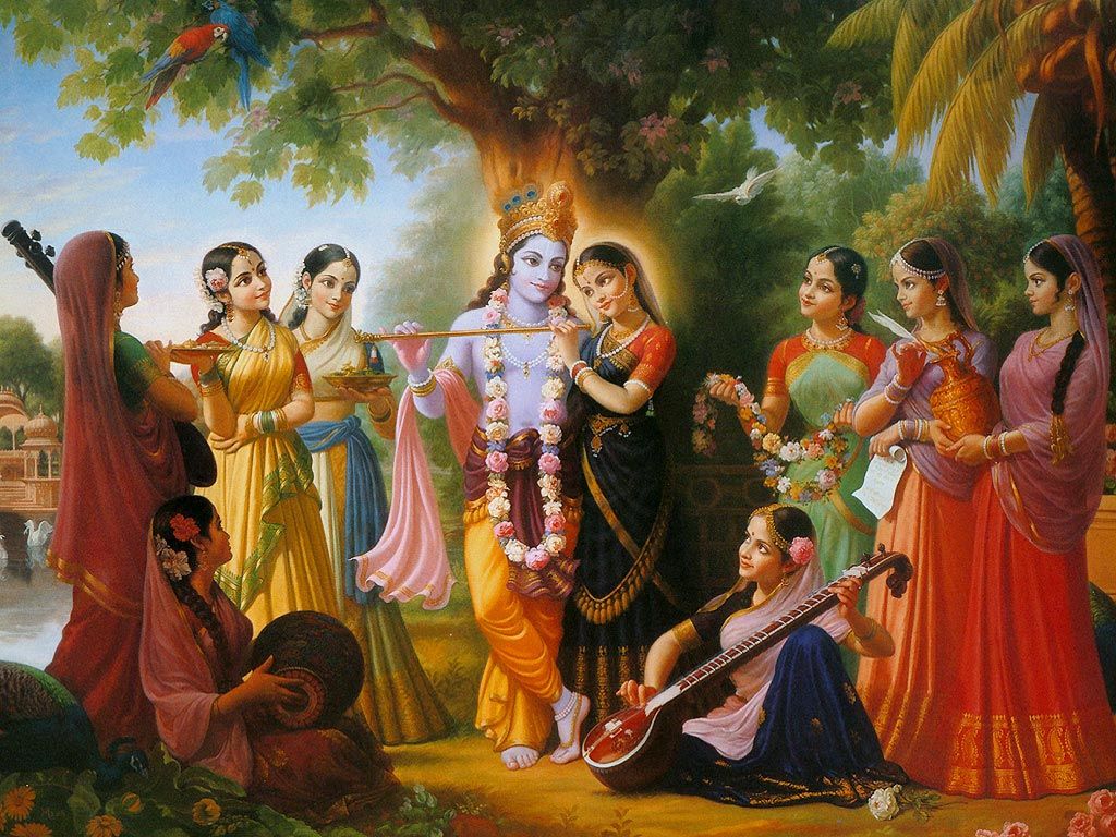 1024x768 Khushi For Life: Radha Krishna Graphics Wallpaper, Animation Pics