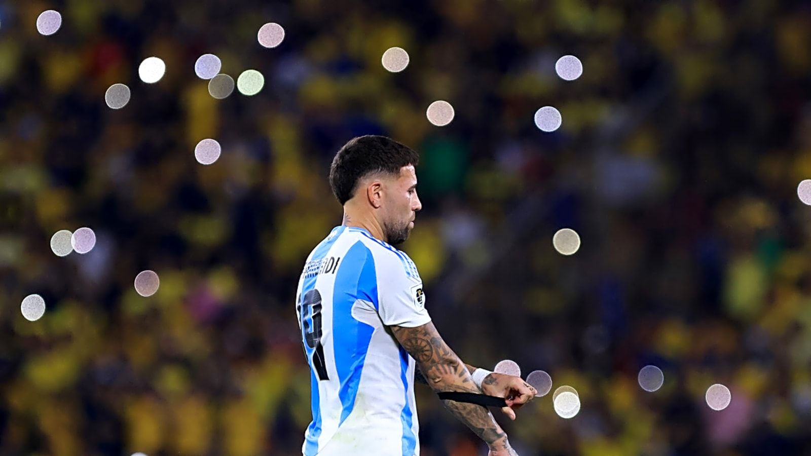1600x900 Nicolas Otamendi Hit Blow With A One Game Suspension At The World Cup