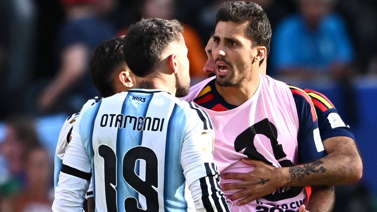 1600x900 Nicolas Otamendi And Rodri's Post World Cup Final Chat Revealed