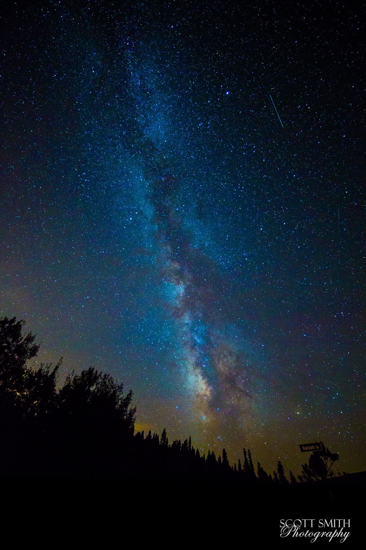 1280x1920 Milky Way and Perseids from Ward. Astrophotography. Scott Smith Photography