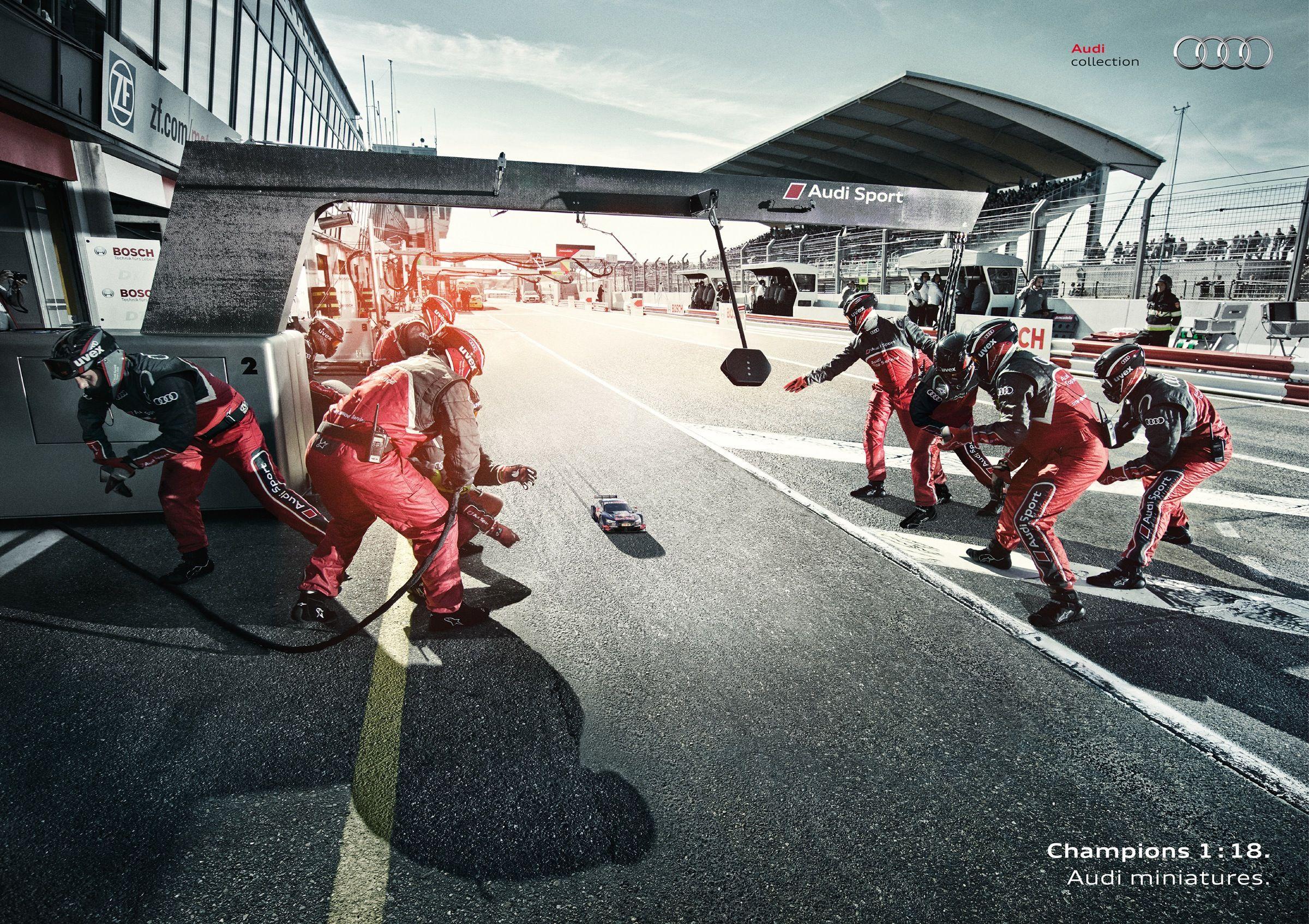 2400x1694 Audi Print Advert By Philipp und Keuntje: Audi Miniature Champions