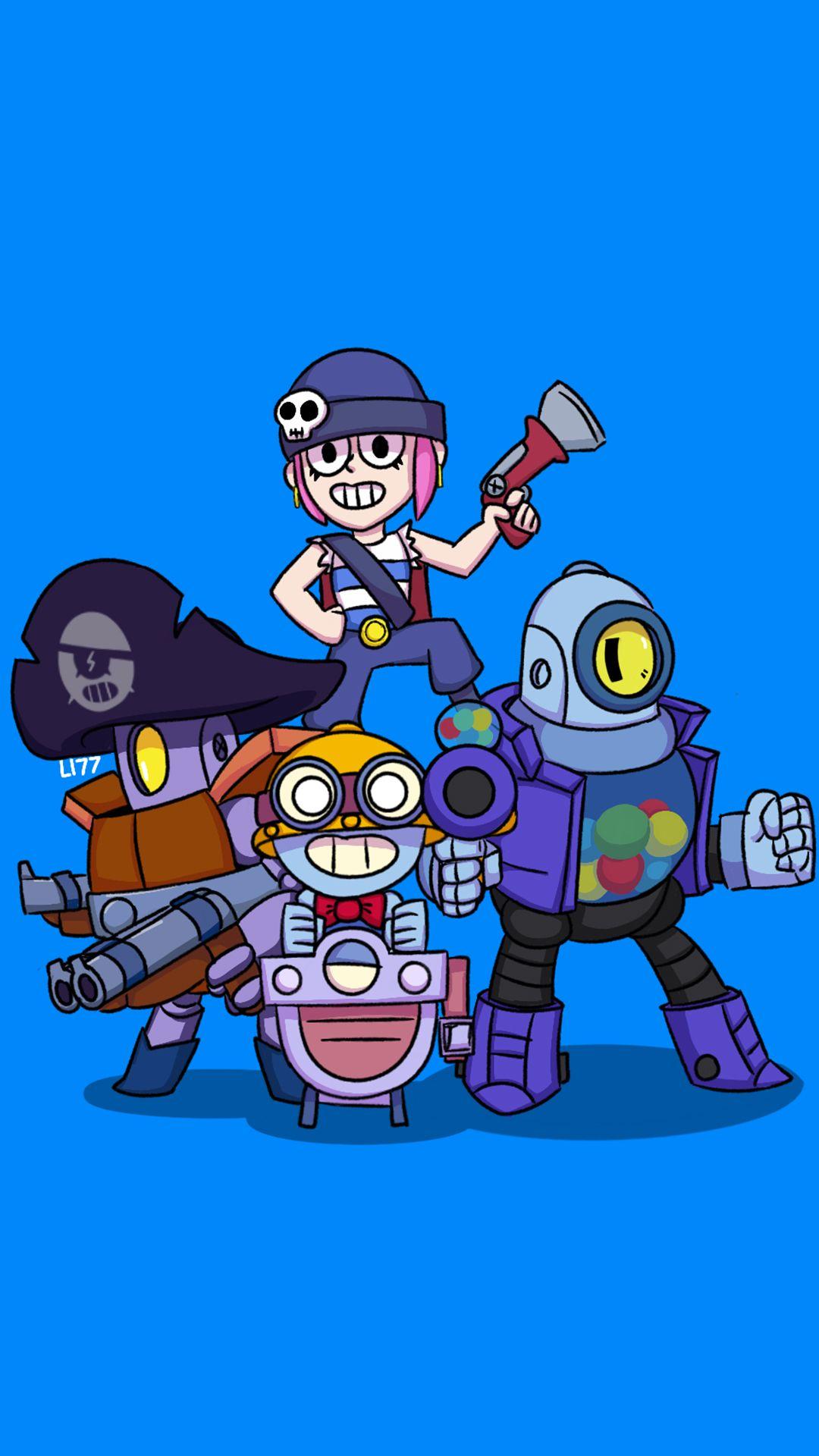 1080x1920 Brawl Stars Wallpaper. Desenhos, Parede celular, Papel de parede
