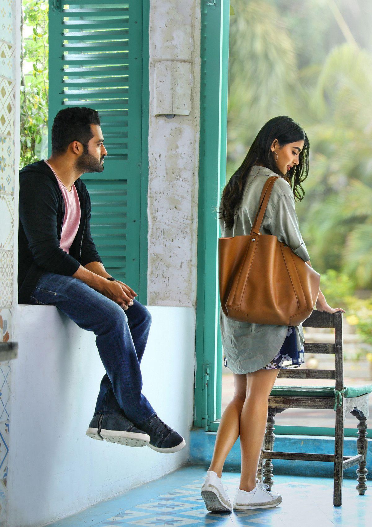 1200x1700 Aravinda Sametha Veera Raghava Movie HD Photo Stills. Jr NTR, Pooja Hegde Image, Gallery PicsCineFrames