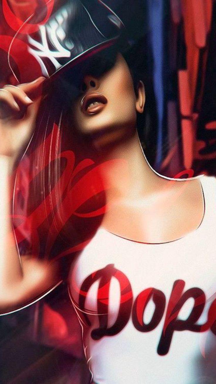 736x1308 Gangster Girl Wallpaper